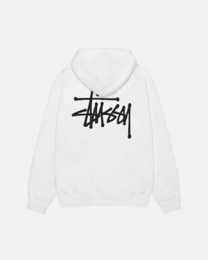 Stussy Basic Stüssy Hoodie Pigment Dyed Hettegenser Dame Beige Norge | ORN-6869