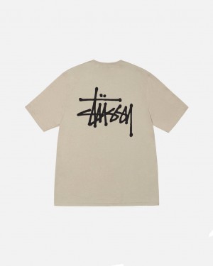 Stussy Basic Stüssy Tee T Skjorte Dame Khaki Norge | AKG-2918