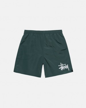 Stussy Big Basic Vann Kort Badetøy Herre Grønn Norge | YJC-5079