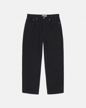 Stussy Big Ol' Jean Overdyed Bukse Dame Svarte Norge | NCW-2584