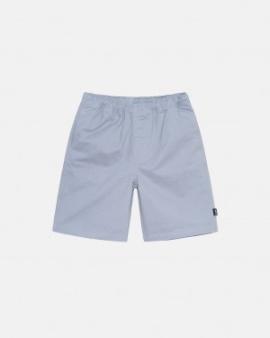 Stussy Brushed Beach Kort Shorts Dame Blå Norge | WBU-6046