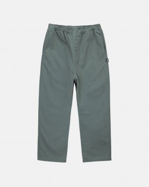 Stussy Brushed Beach Pant Bukse Dame Grønn Norge | VJD-0382