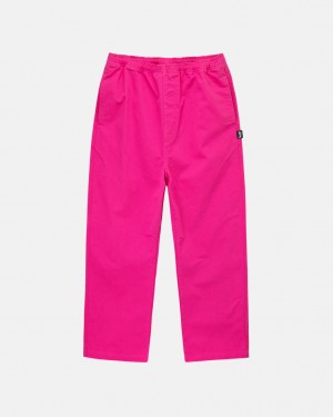 Stussy Brushed Beach Pant Bukse Herre Rosa Norge | WMF-4459