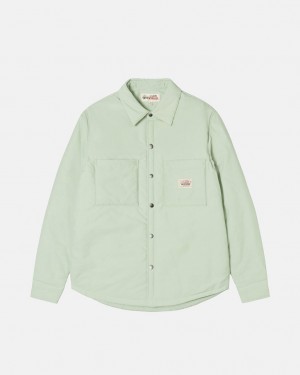 Stussy Polstret Tech Over Shirt Skjorte Herre Grønn Norge | VHW-1529