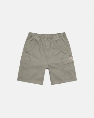 Stussy Ripstop Cargo Beach Kort Shorts Dame Olivengrønne Norge | BFB-9275