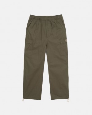 Stussy Ripstop Cargo Beach Pant Bukse Herre Olivengrønne Norge | DYC-9942