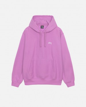 Stussy Stock Logo Hood Gensere Dame Lilla Norge | HQF-1442