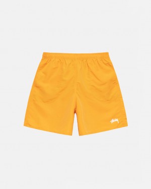 Stussy Stock Vann Kort Badetøy Dame Gul Norge | XDG-2486