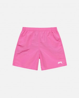 Stussy Stock Vann Kort Badetøy Dame Rosa Norge | VRQ-0888