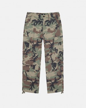 Stussy Surplus Cargo Ripstop Bukse Dame Camouflage Norge | BUM-2402