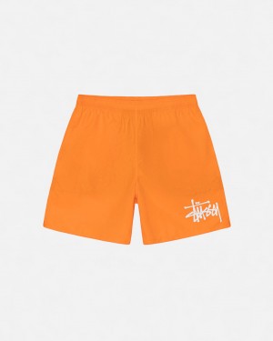 Stussy Vann Kort Big Basic Shorts Herre Oransje Norge | YIB-1775