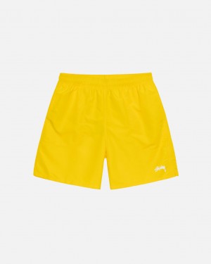 Stussy Vann Kort Stock Shorts Dame Gul Norge | MXP-2612