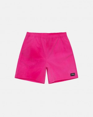 Stussy Wave Dye Nylon Kort Shorts Dame Fuchsia Norge | YMS-8357