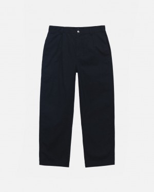 Stussy Workgear Trouser Twill Bukse Dame Svarte Norge | VZH-7233