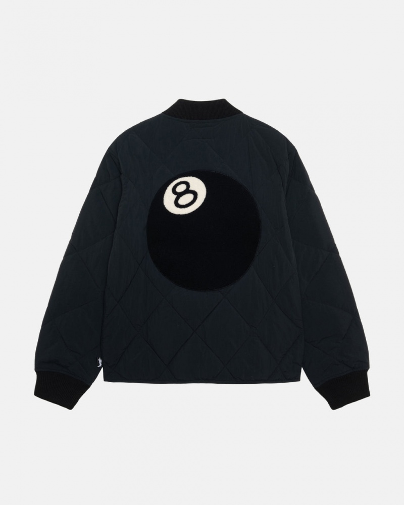 Stussy 8 Ball Vattert Liner Jacket Jakker Dame Svarte Norge | VHN-0538