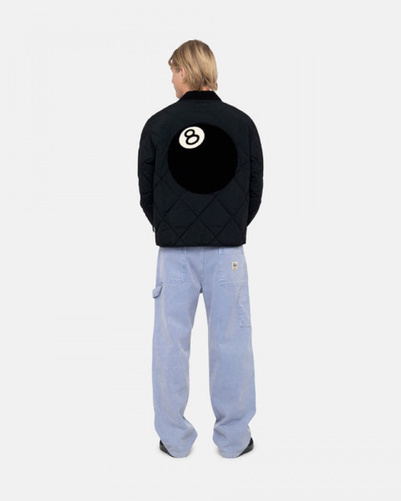 Stussy 8 Ball Vattert Liner Jacket Jakker Herre Svarte Norge | AUC-7188