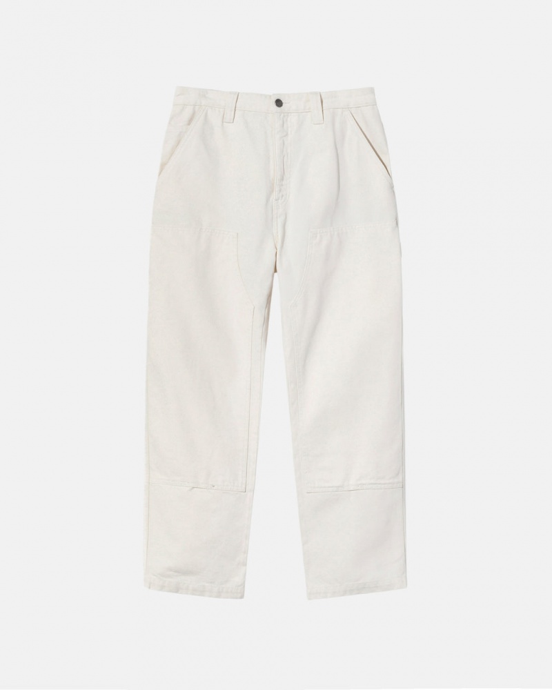 Stussy Arbeids Pant Canvas Bukse Dame Beige Norge | QXI-2648