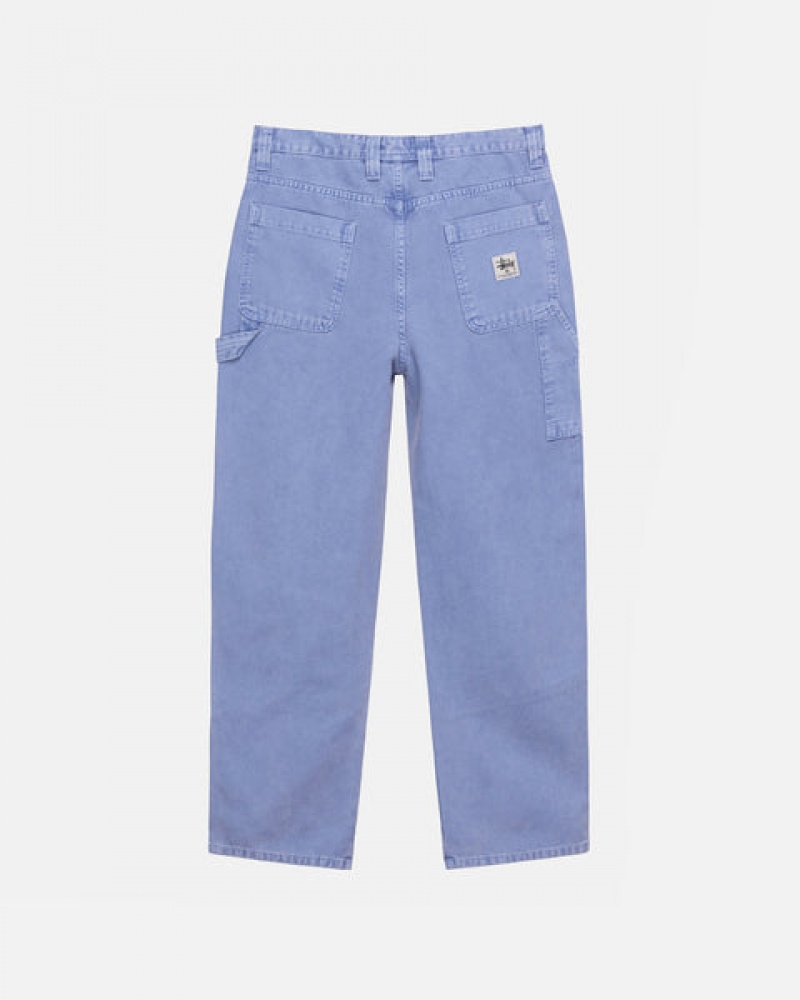 Stussy Arbeids Pant Canvas Bukse Dame Lilla Norge | ZGK-5099