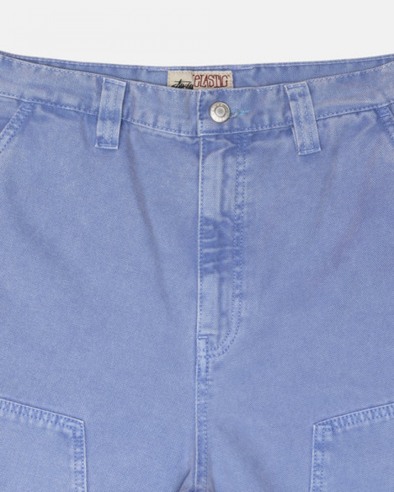 Stussy Arbeids Pant Canvas Bukse Dame Lilla Norge | ZGK-5099