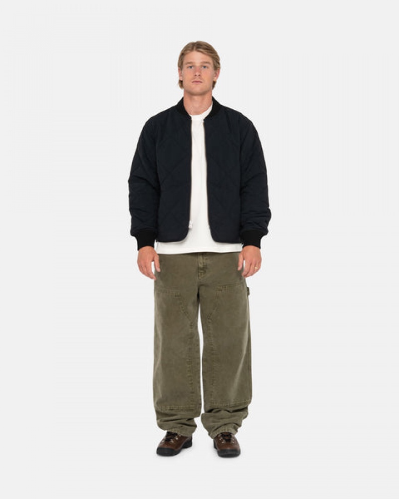 Stussy Arbeids Pant Canvas Bukse Dame Olivengrønne Norge | YWU-7128