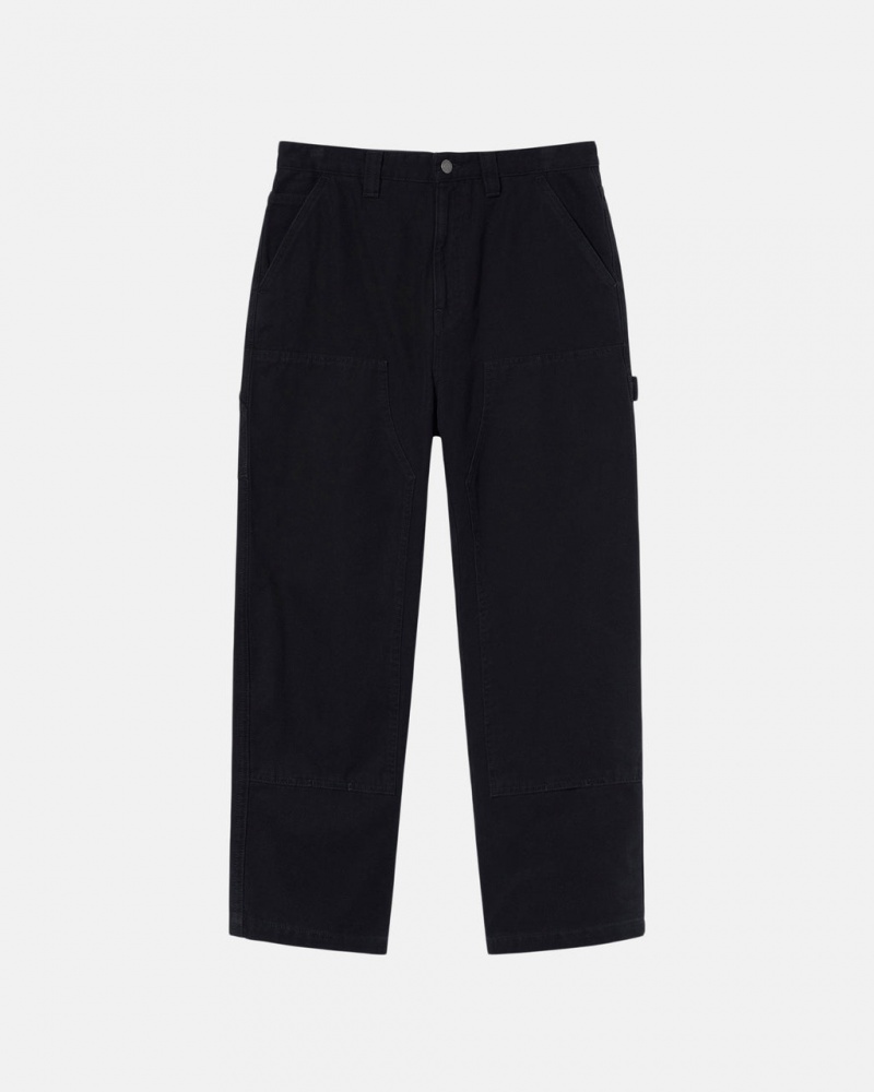 Stussy Arbeids Pant Canvas Bukse Dame Svarte Norge | BSF-0901