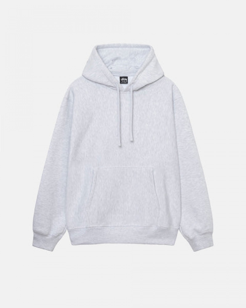 Stussy Back Hood Applique Hoodie Hettegenser Dame Grå Norge | QND-1425