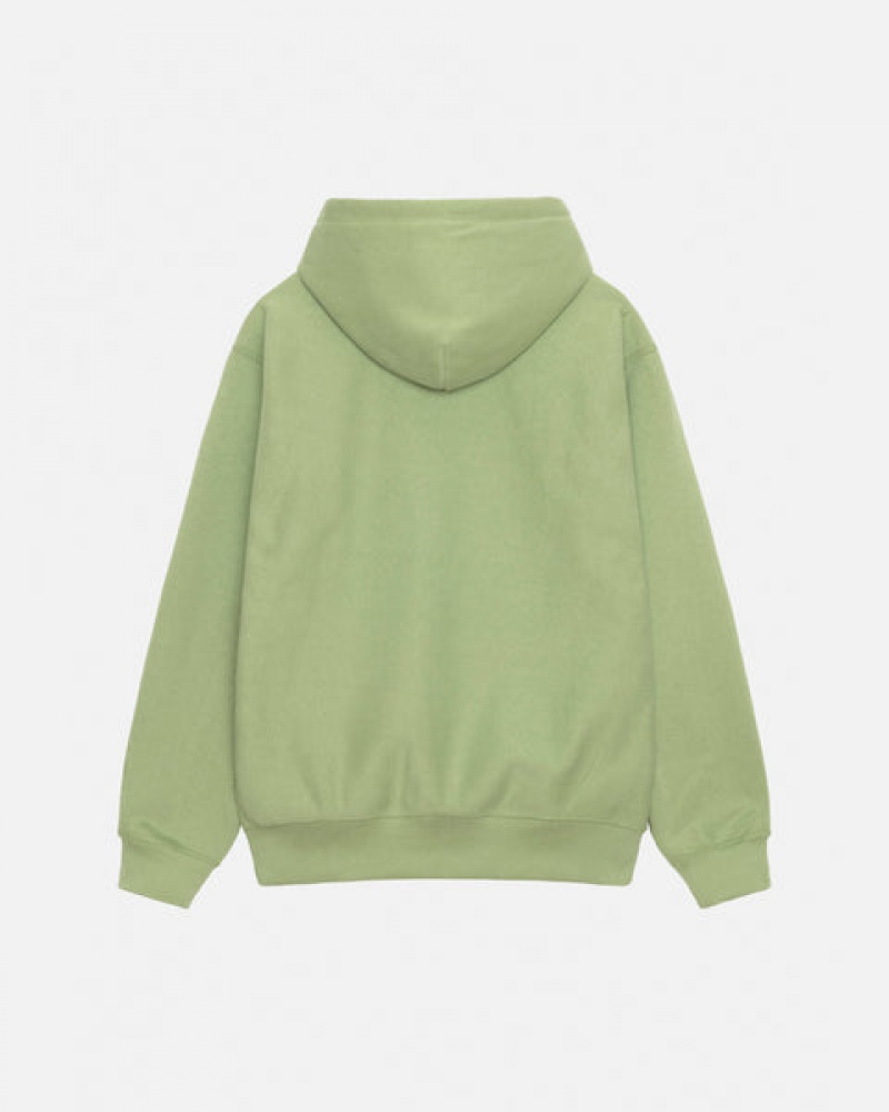 Stussy Basic Applique Hood Gensere Dame Grønn Norge | ALA-4467