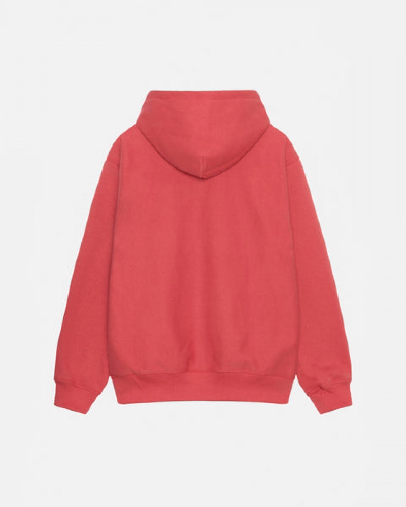 Stussy Basic Applique Hood Gensere Dame Rød Norge | KLJ-2526