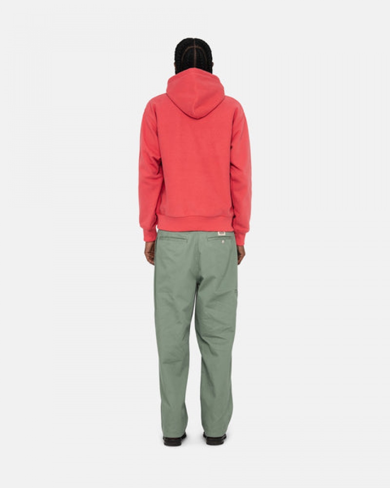 Stussy Basic Applique Hood Gensere Dame Rød Norge | KLJ-2526