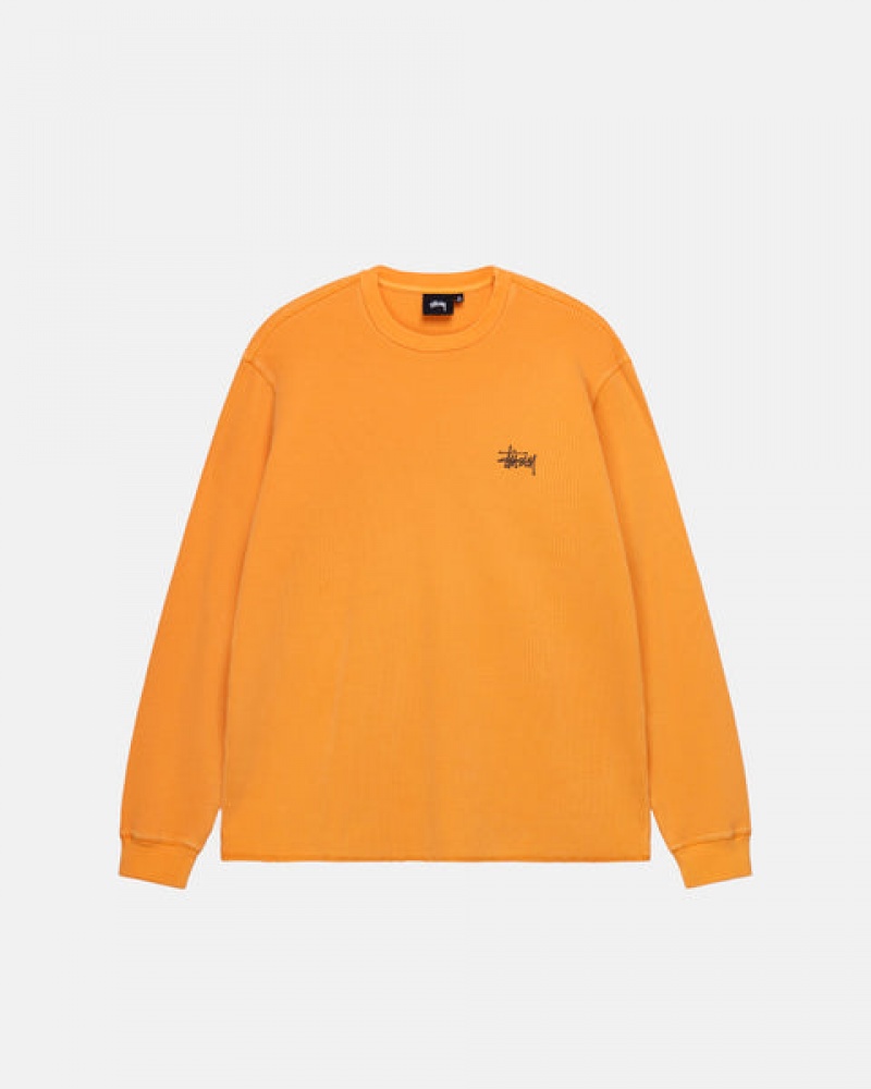 Stussy Basic Stock Ls Thermal Topper Dame Oransje Norge | HLM-8566