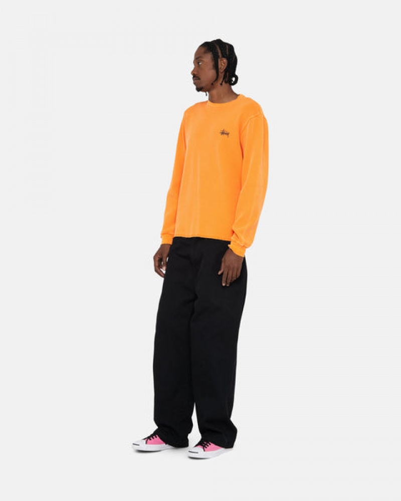 Stussy Basic Stock Ls Thermal Topper Dame Oransje Norge | HLM-8566