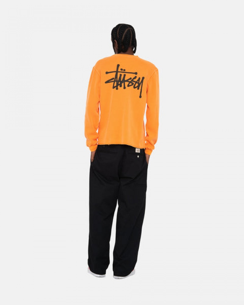 Stussy Basic Stock Ls Thermal Topper Dame Oransje Norge | HLM-8566