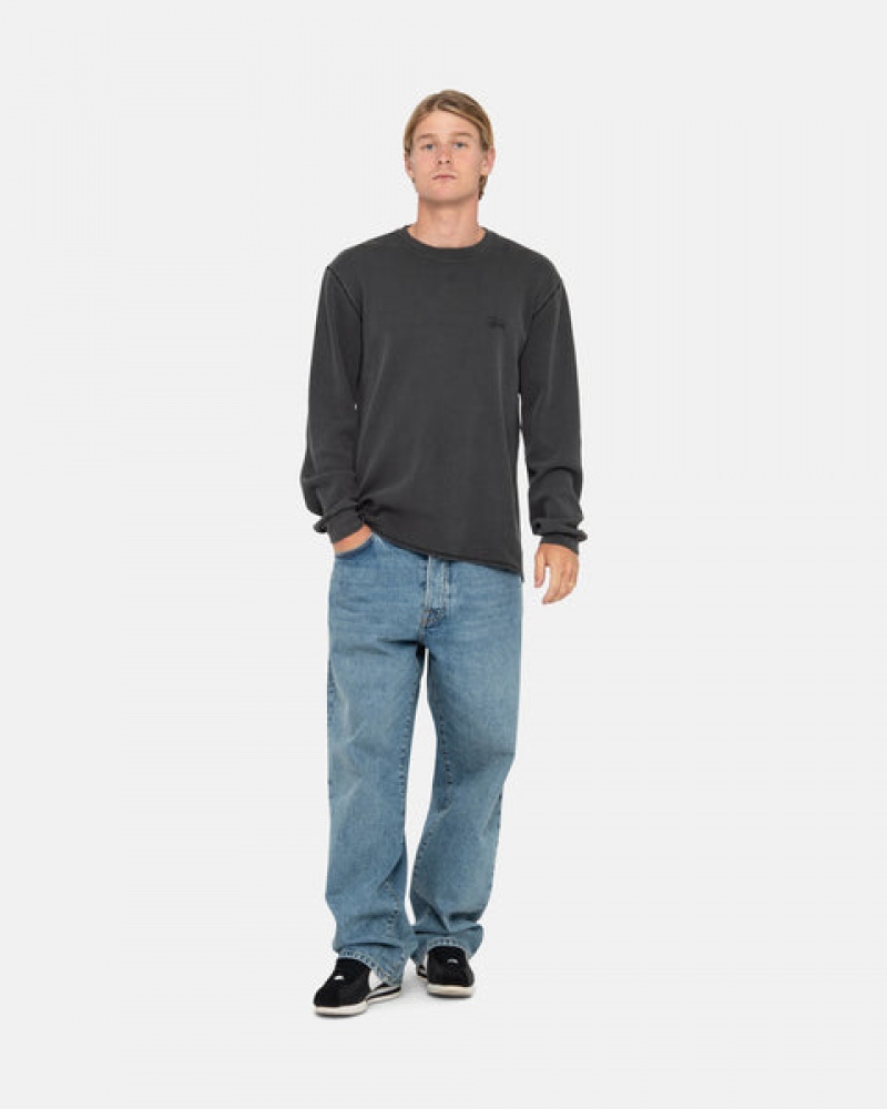 Stussy Basic Stock Ls Thermal Topper Dame Svarte Norge | XQL-0195