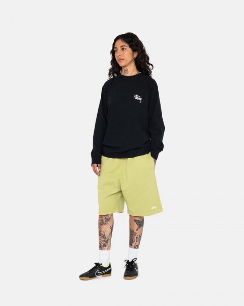 Stussy Basic Stüssy Ls Tee T Skjorte Dame Svarte Norge | FTE-4946