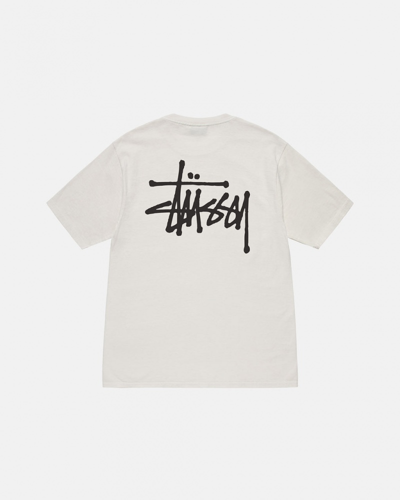 Stussy Basic Stüssy Tee T Skjorte Dame Beige Norge | XUM-8527