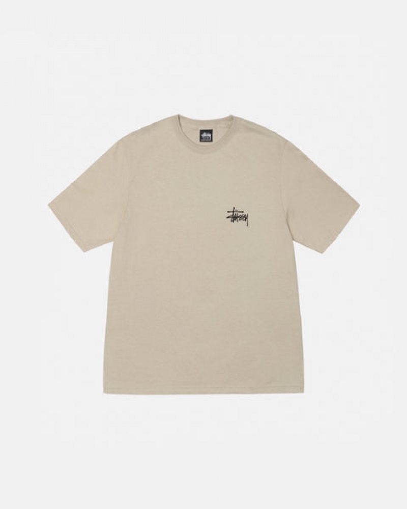 Stussy Basic Stüssy Tee T Skjorte Dame Khaki Norge | AKG-2918