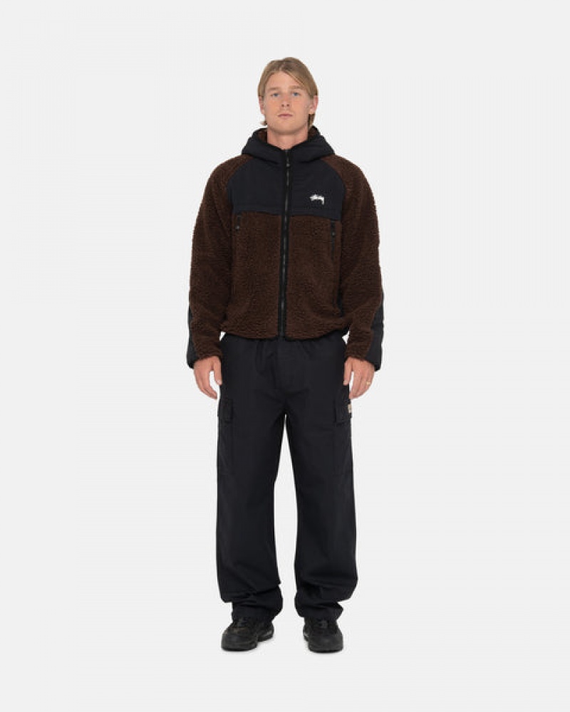 Stussy Beach Pant Ripstop Cargo Bukse Dame Svarte Norge | GAC-2901