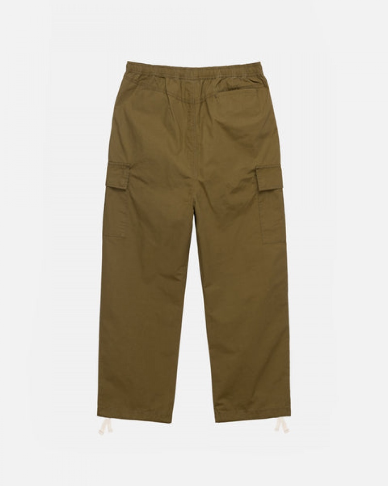 Stussy Beach Pant Ripstop Cargo Bukse Dame Brune Norge | JGM-2171