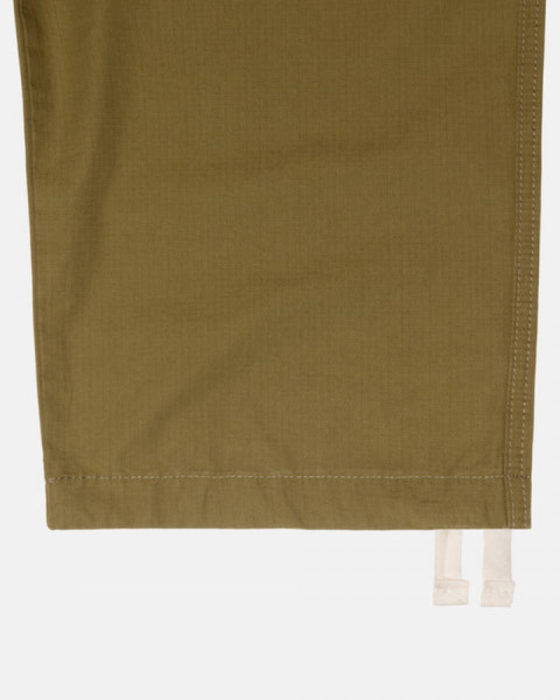 Stussy Beach Pant Ripstop Cargo Bukse Dame Brune Norge | JGM-2171