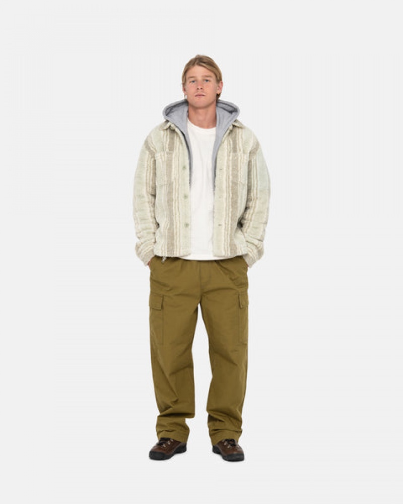 Stussy Beach Pant Ripstop Cargo Bukse Dame Brune Norge | JGM-2171