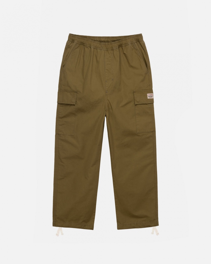 Stussy Beach Pant Ripstop Cargo Bukse Dame Brune Norge | JGM-2171