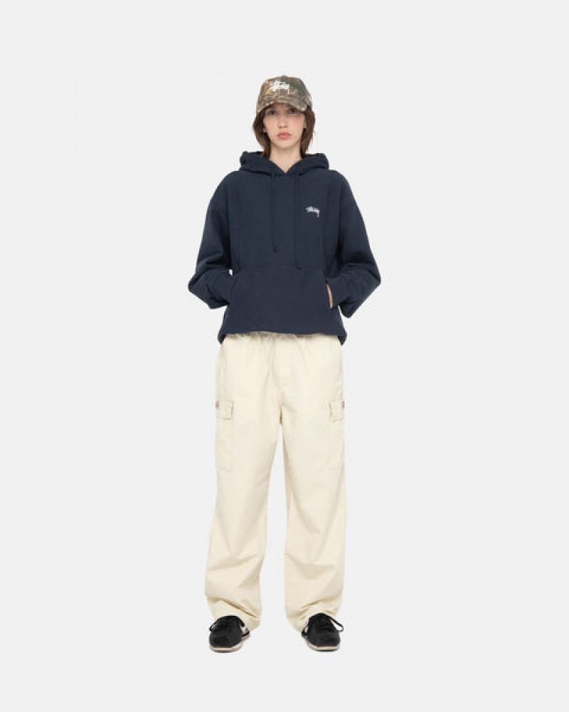 Stussy Beach Pant Ripstop Cargo Bukse Dame Pisket Krem Norge | QHO-0336