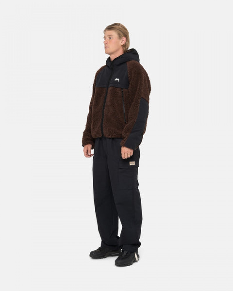 Stussy Beach Pant Ripstop Cargo Bukse Herre Svarte Norge | DEQ-7073