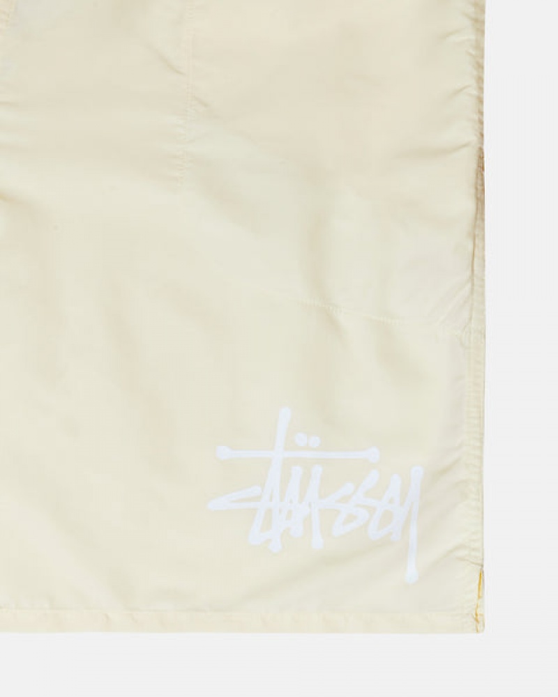 Stussy Big Basic Vann Kort Badetøy Herre Pisket Krem Norge | SCA-4988