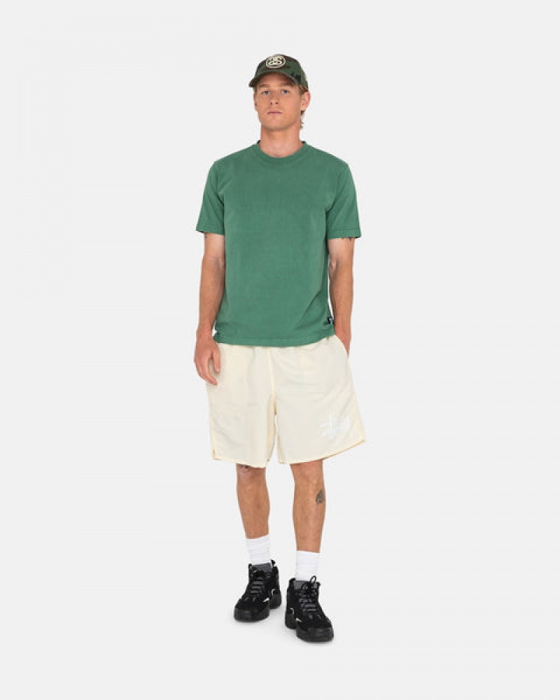 Stussy Big Basic Vann Kort Badetøy Herre Pisket Krem Norge | SCA-4988