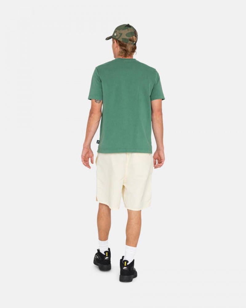 Stussy Big Basic Vann Kort Badetøy Herre Pisket Krem Norge | SCA-4988