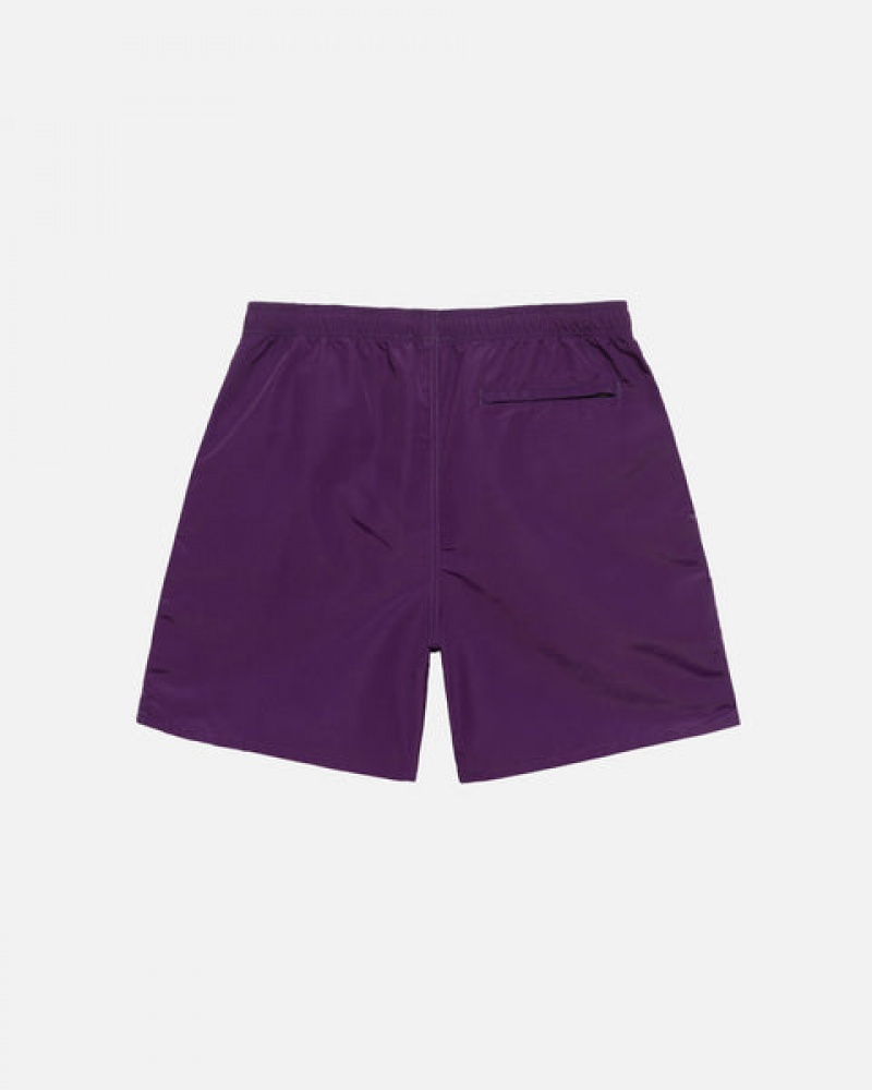 Stussy Big Basic Vann Kort Badetøy Herre Fuchsia Norge | WPH-8994