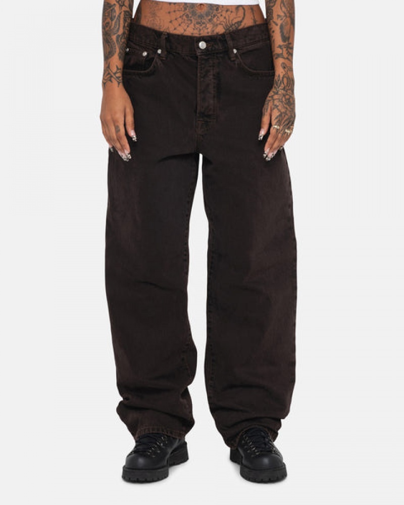 Stussy Big Ol' Jean Denim Bukse Dame Svarte Norge | KQX-1866