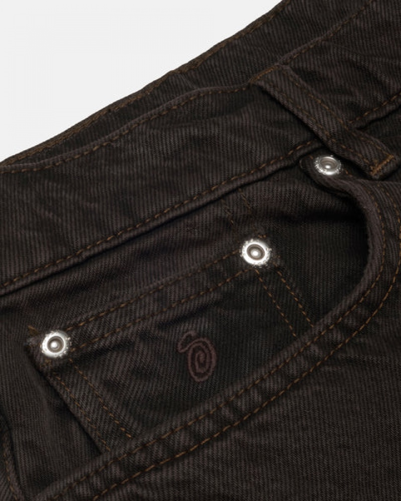 Stussy Big Ol' Jean Denim Bukse Dame Svarte Norge | KQX-1866