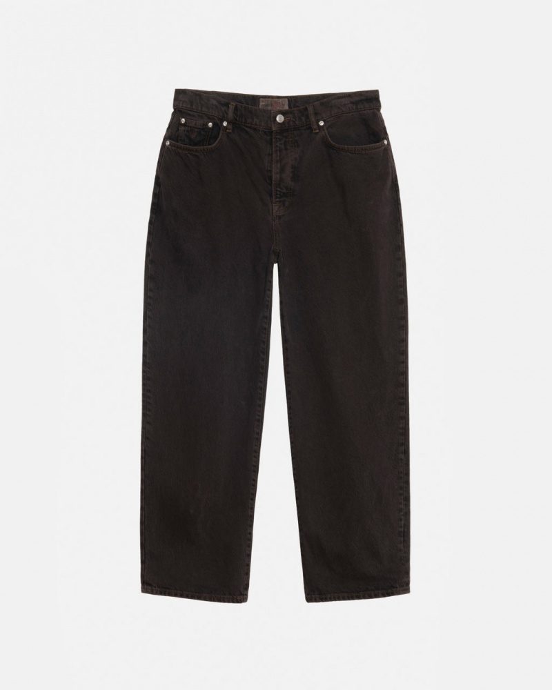 Stussy Big Ol\' Jean Denim Bukse Dame Svarte Norge | KQX-1866